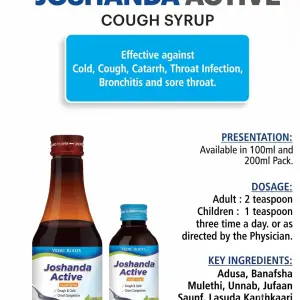 Joshanda Active Cough Syrup