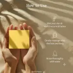 Saffron And Sandal Body Cleanser Bar