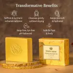 Saffron And Sandal Body Cleanser Bar